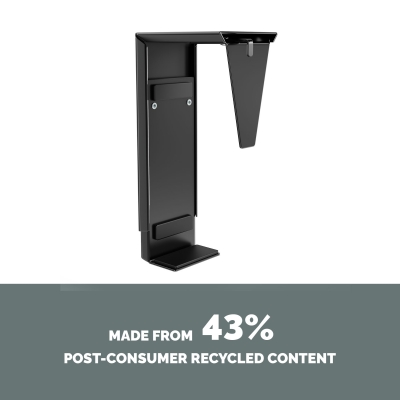 Suport DESK unitate PC Fellowes, Filex Thin Client Desk, negru